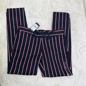 NWT Tommy Hilfiger Navy Chino with Red and White Stripes 4